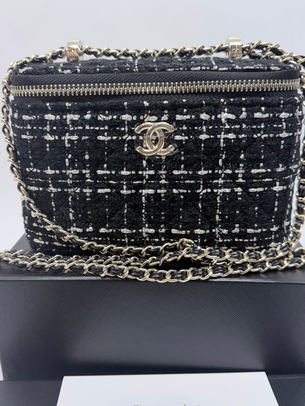 New Beauté Tweed CC Vanity Crossbody Bag – VIP/GWP Exclusive W/BOX